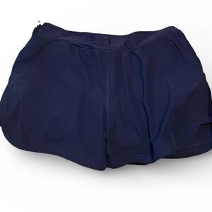 Lands' End Women's Navy-Blue Athletic Shorts Size 20W